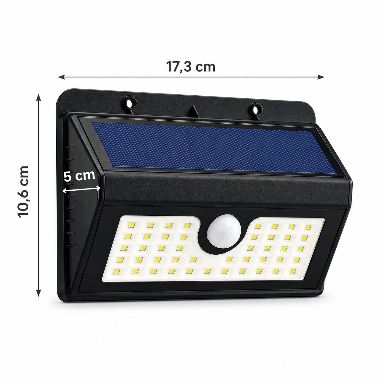 Lampă Solară LED cu Senzor de Mișcare și Acumulator – Iluminare Automată pentru Exterior