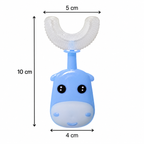 Set 3  Periuțe Copii U-Shape 360° – Silicon Premium, 2-6 ani, 3-6 ani, 6-12 ani, 2-12 ani pachet 2 + 1 Gratis