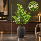 Plantă Artificială Decorativă Premium, Aspect Natural, 80 cm (Fără Ghiveci)