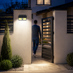 Lampă Solară LED cu Senzor de Mișcare și Acumulator – Iluminare Automată pentru Exterior
