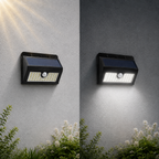 Lampă Solară LED cu Senzor de Mișcare și Acumulator – Iluminare Automată pentru Exterior