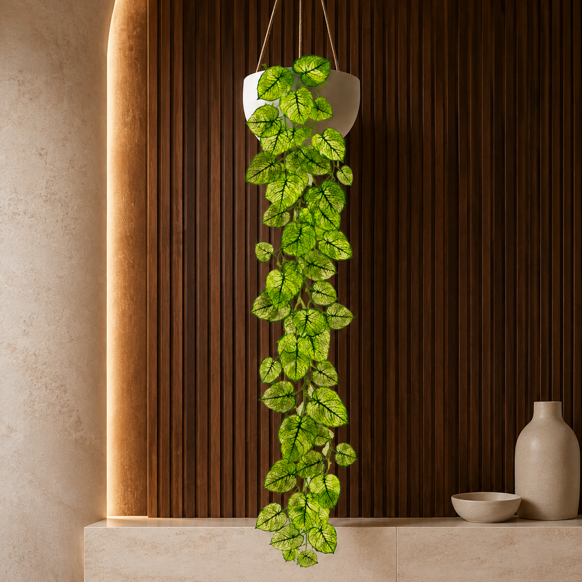Ghirlandă Decorativă Artificială cu 28 de Frunze, 1,7 m