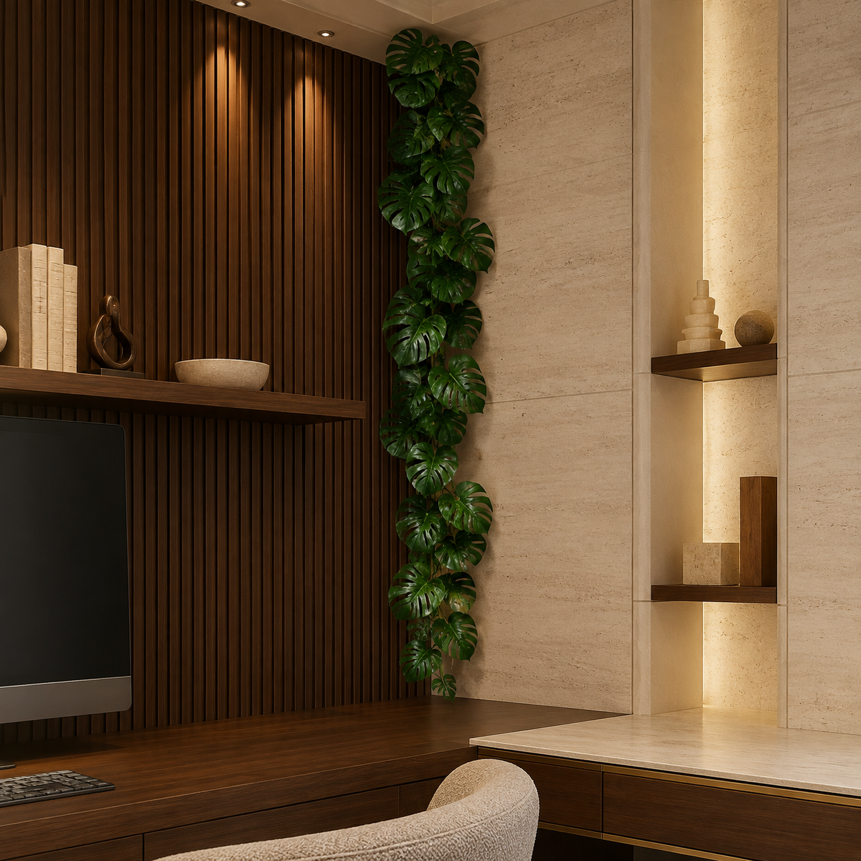 Ghirlandă Decorativă Artificială cu 28 de Frunze, 1,7 m