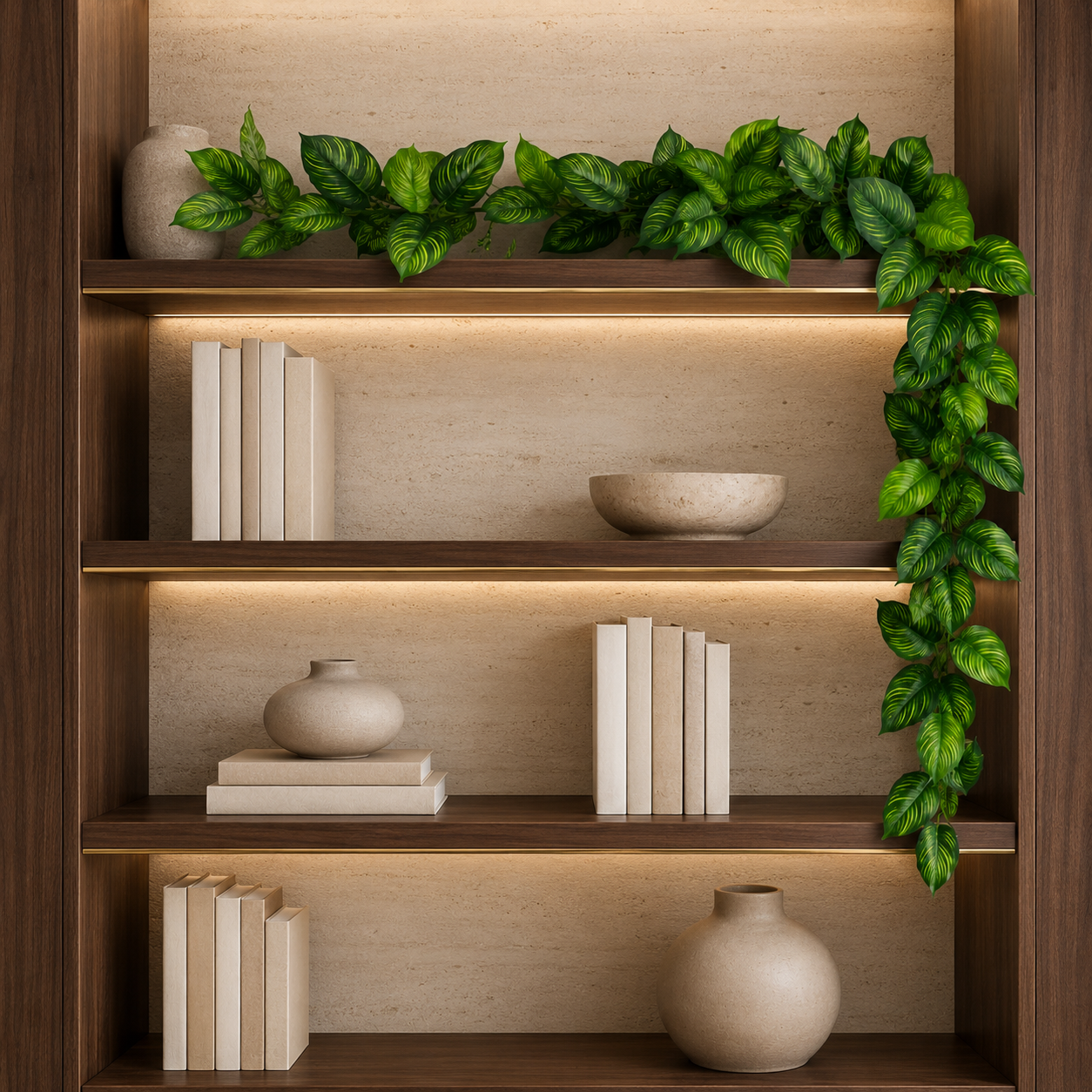 Ghirlandă Decorativă Artificială cu 28 de Frunze, 1,7 m
