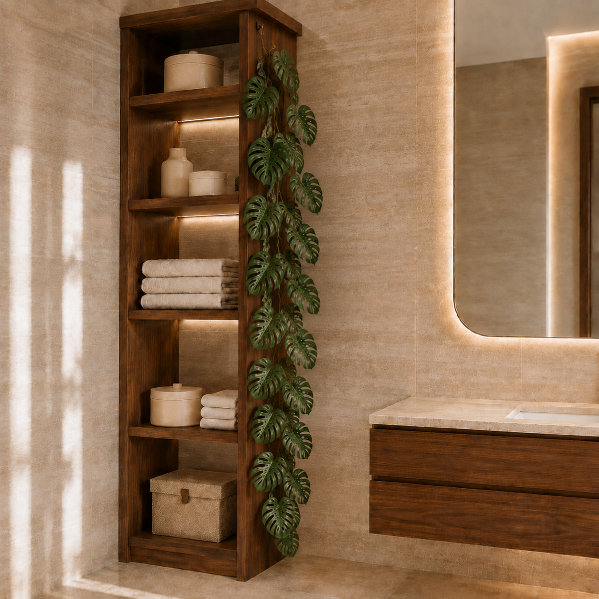 Ghirlandă Decorativă Artificială cu 28 de Frunze, 1,7 m