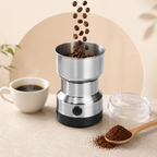 Râșniță Electrică din Inox, pentru Cafea și Condimente, lame ultra-rezistente