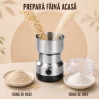 Râșniță Electrică din Inox, pentru Cafea și Condimente, lame ultra-rezistente