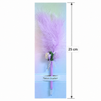 🕊️ Mărturii de Nuntă: Set 5 Pixuri Elegante „Feather Writer” cu Pană și Accesoriu Florale