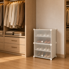 Pantofar modular Urban Loft, 4 Niveluri, 2 Uși, Protecție Antipraf și Depozitare Compactă