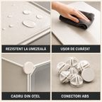 Pantofar modular Urban Loft, 4 Niveluri, 2 Uși, Protecție Antipraf și Depozitare Compactă