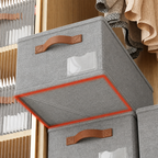 Organizator Pliabil Multifuncțional, cu Mâner, pentru Depozitare Compactă, Gri, 45 × 28 × 18 cm