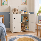 Dulap modular Urban Loft, 4 uși – depozitare compactă, 110 × 75 × 37 cm