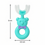 Set 3  Periuțe Copii U-Shape 360° – Silicon Premium, 2-6 ani, 3-6 ani, 6-12 ani, 2-12 ani pachet 2 + 1 Gratis