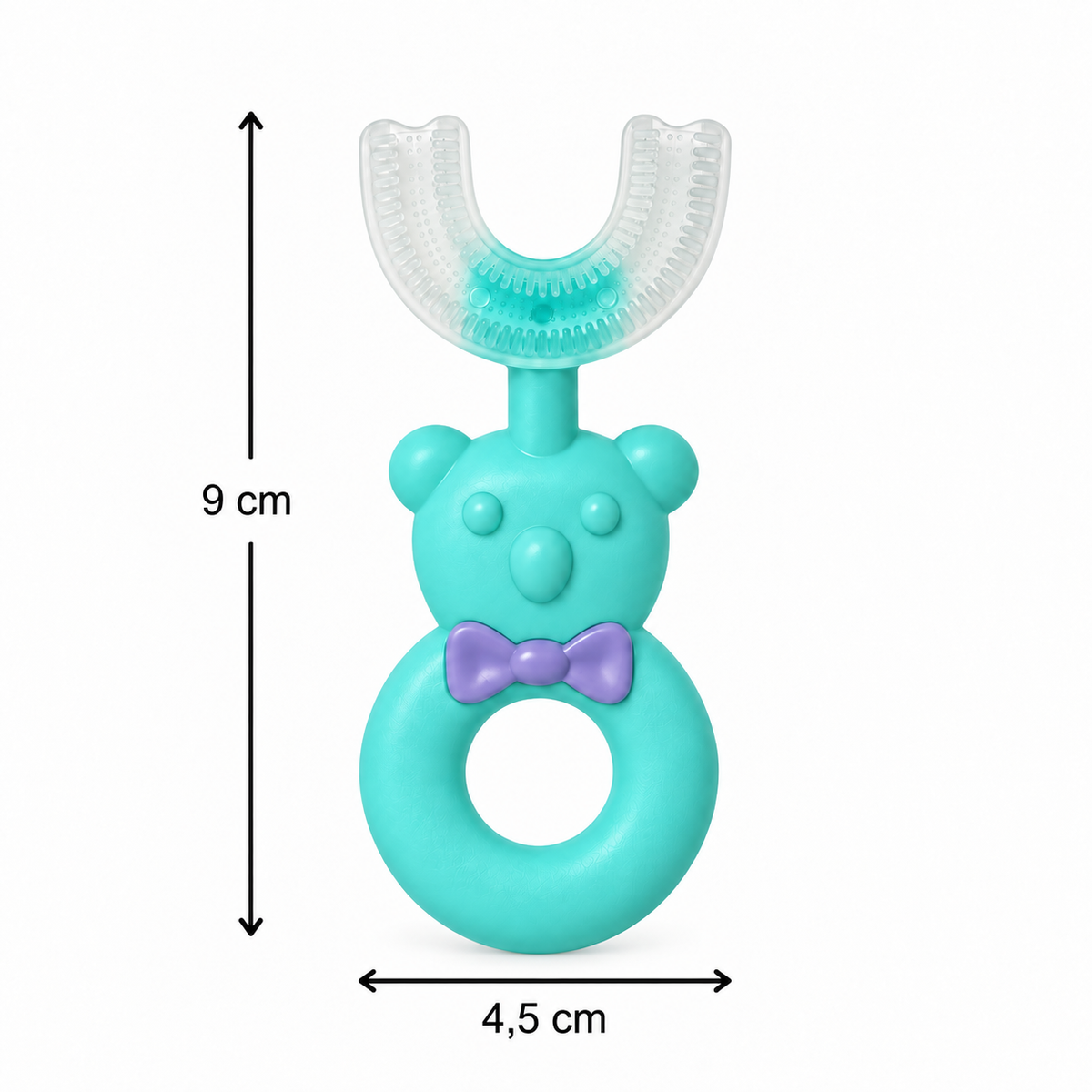 Set 3  Periuțe Copii U-Shape 360° – Silicon Premium, 2-6 ani, 6-12 ani pachet 2 + 1 Gratis