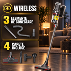 Aspirator multifunctional wireless premium Sokany – 3 moduri de funcționare, autonomie 40 min, 4 capete