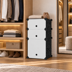 Dulap/Pantofar modular cu 3 uși Organizer Pro – organizare compactă și flexibilă, 74 × 37 × 37 cm