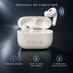 Căști wireless CMiK cu sunet captivant – control tactil și încărcare USB-C