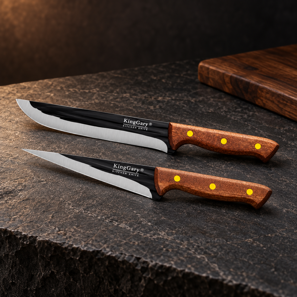 Set 2 cuțite din inox pentru bucătărie FineCut Duo – porționare, dezosare și tăiere precisă