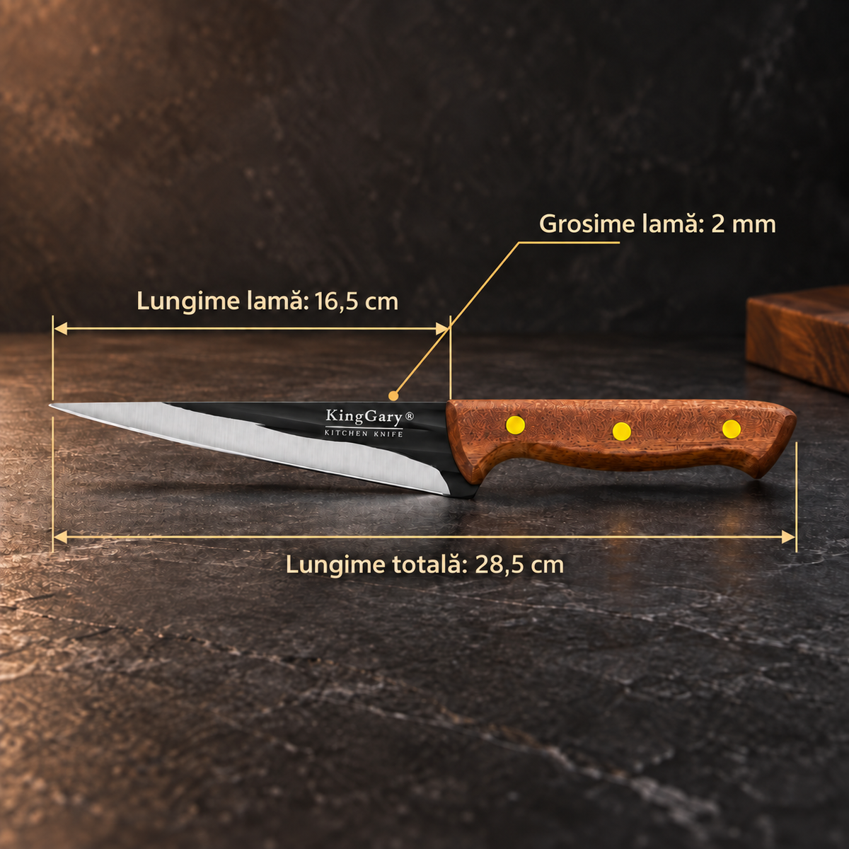 Set 2 cuțite din inox pentru bucătărie FineCut Duo – porționare, dezosare și tăiere precisă