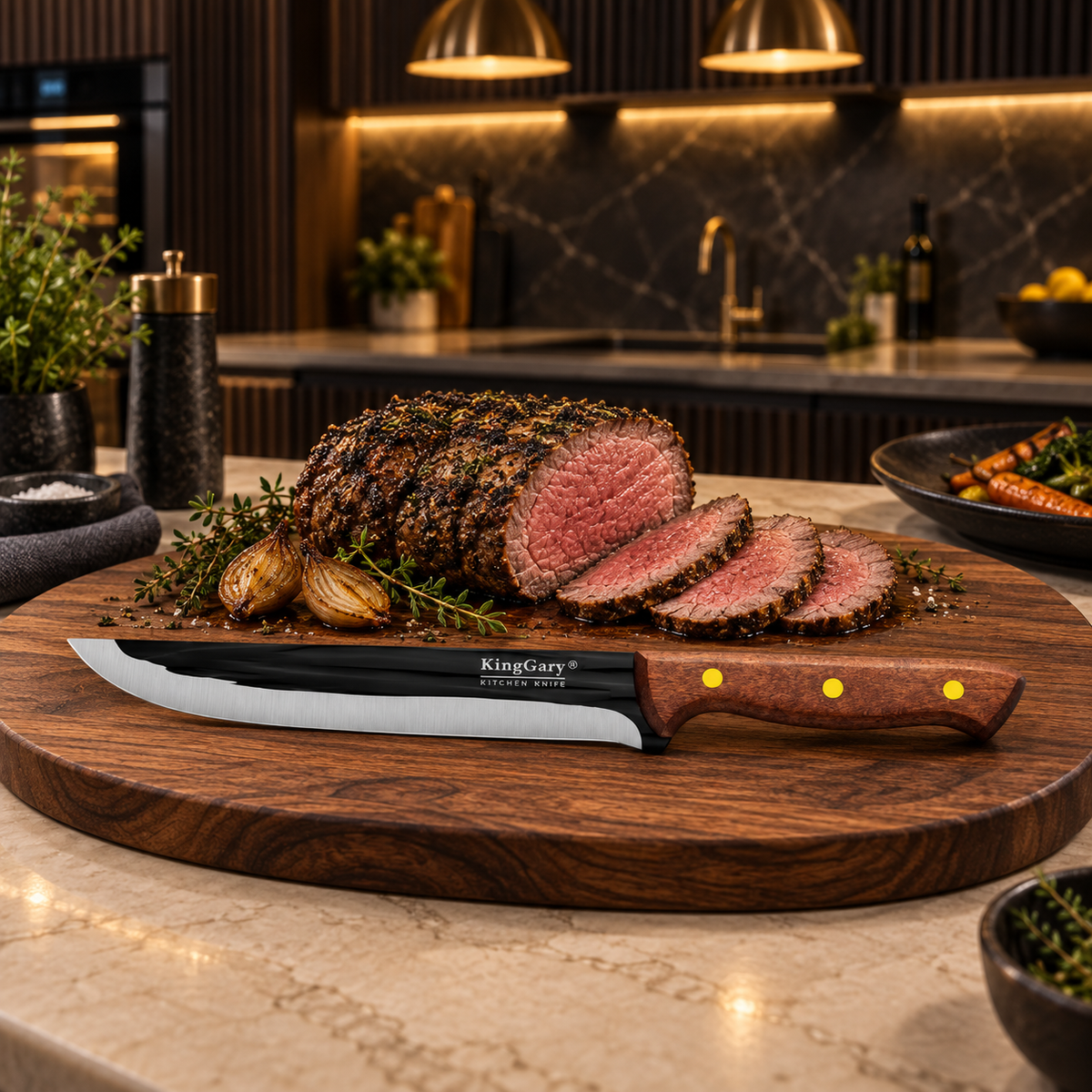Set 2 cuțite din inox pentru bucătărie FineCut Duo – porționare, dezosare și tăiere precisă