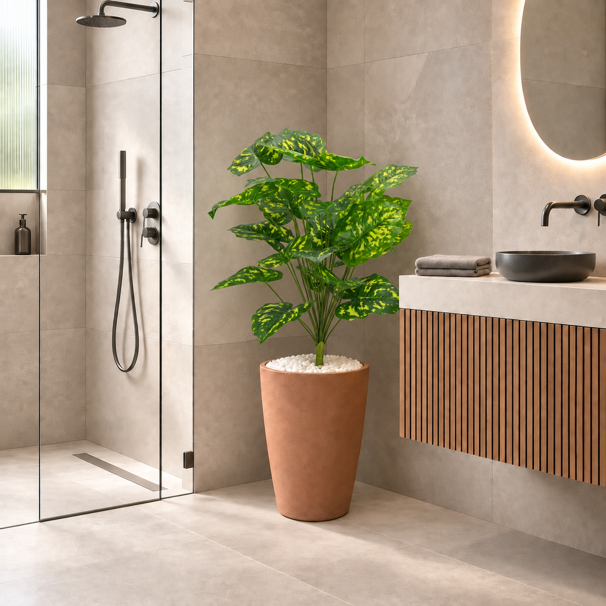 Arbust Artificial Premium, Ultra-Realist, 95 cm – 3 Modele (Fără Ghiveci)