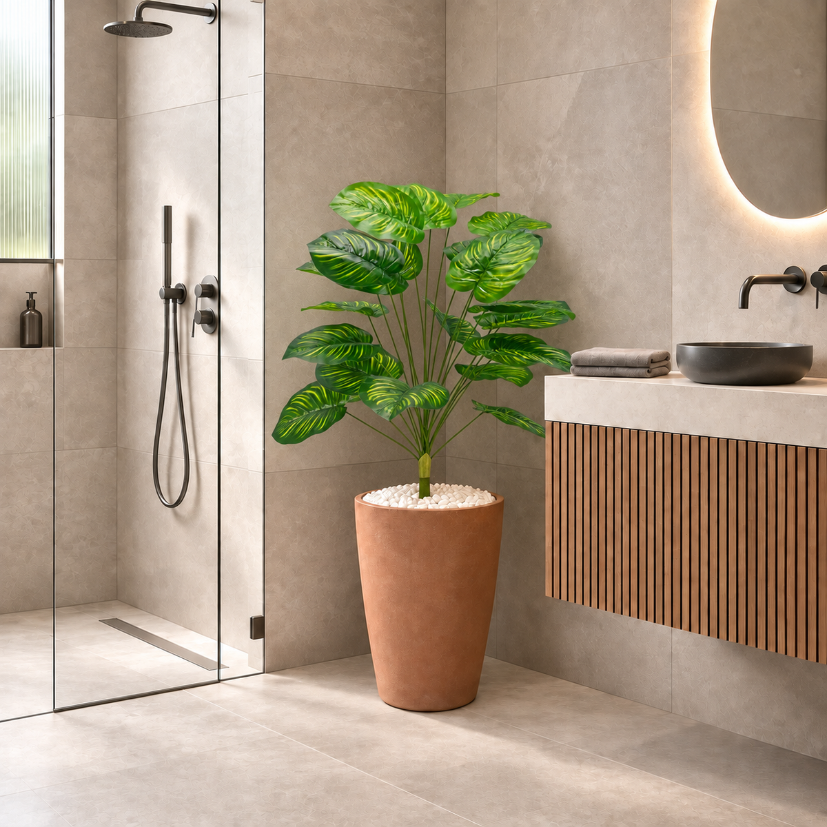 Arbust Artificial Premium, Ultra-Realist, 95 cm – 3 Modele (Fără Ghiveci)