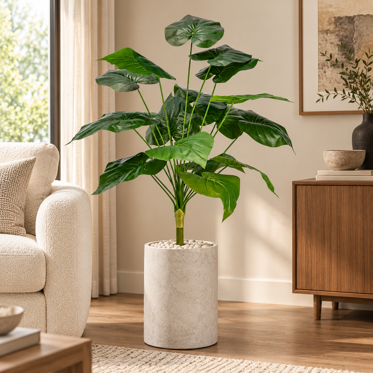 Arbust Artificial Premium, Ultra-Realist, 88–90 cm – 3 Modele (Fără Ghiveci)