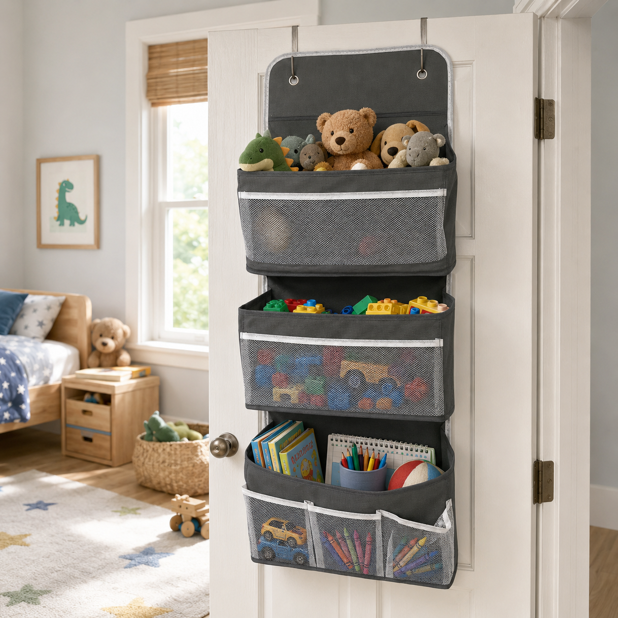 Organizatoare pentru papuci, prosoape și accesorii – Set 2 piese