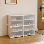 Pantofar modular Urban Loft, 4 Niveluri, 2 Uși, Protecție Antipraf și Depozitare Compactă