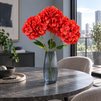 Buchet Decorativ de Hortensii Artificiale cu 5 Capete – 50 cm, Disponibil în 3 Culori (fără vaza/ghiveci)