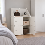 Dulap modular Urban Loft, 4 uși – depozitare compactă, 110 × 75 × 37 cm