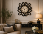 Ceas de Perete Decorativ Aspect Antic – Eleganță Vintage pentru Casa Ta