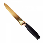 Set Cuțite și Satâr TrioChef, Lame din Inox, pentru Feliere, Tocat și Porționare, 3 Piese