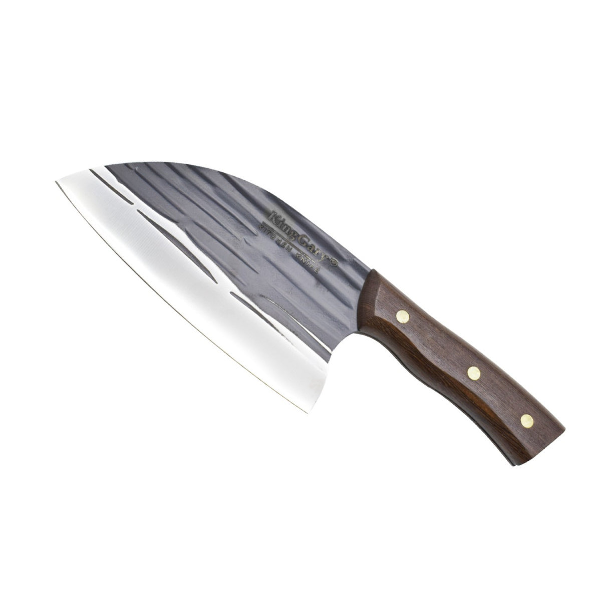Pachet Cuțit și Satâr KitchenDuo, 2 Piese cu Lame din Inox, pentru Tăiere, Feliere și Porționare – 2 Variante