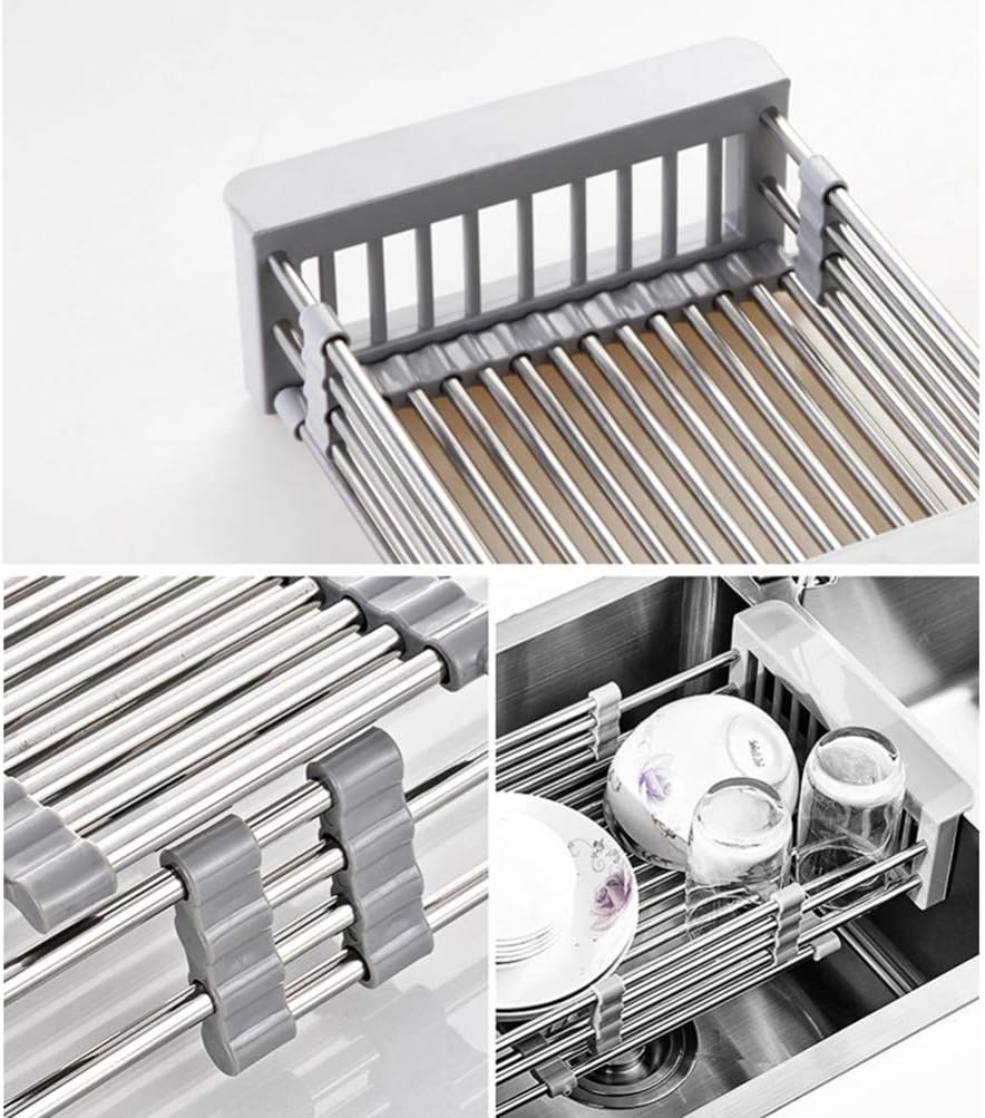 Suport Extensibil Multifuncțional pentru Chiuvetă, Inox Premium