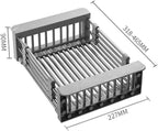 Suport Extensibil Multifuncțional pentru Chiuvetă, Inox Premium
