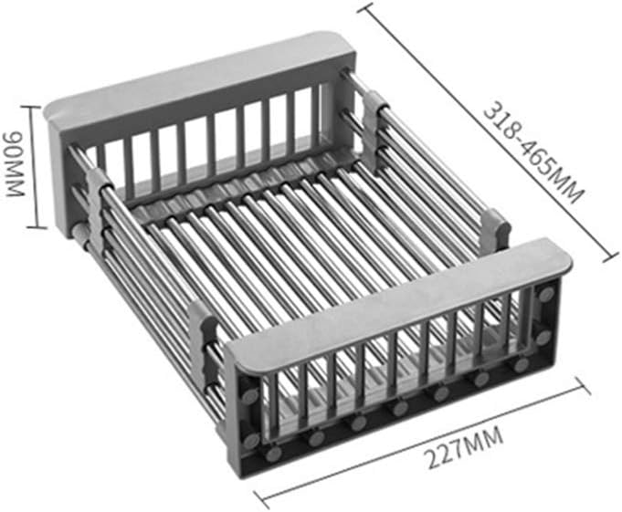 Suport Extensibil Multifuncțional pentru Chiuvetă, Inox Premium