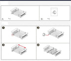 Suport Extensibil Multifuncțional pentru Chiuvetă, Inox Premium