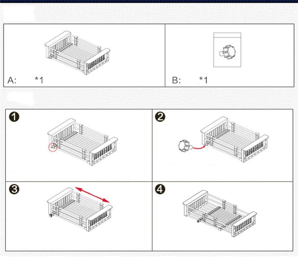 Suport Extensibil Multifuncțional pentru Chiuvetă, Inox Premium