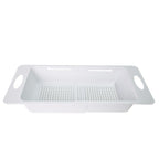 Raft pliabil și strecurătoare extensibilă pentru chiuvetă – Set 2 piese
