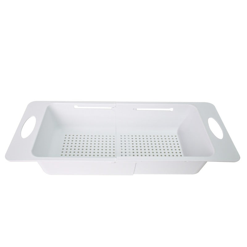 Raft pliabil și strecurătoare extensibilă pentru chiuvetă – Set 2 piese