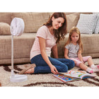 Ventilator Telescopic Portabil și Pliabil, Putere 4.8W, 3 Trepte de Viteză, Autonomie Sporită cu Acumulator de 3000 mAh, Încărcare USB