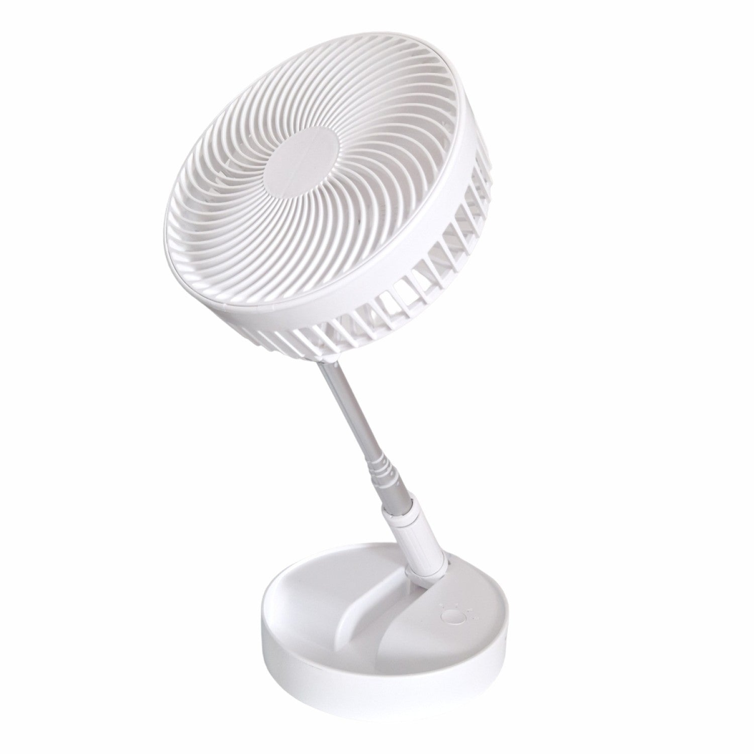 Ventilator Telescopic Portabil și Pliabil, Putere 4.8W, 3 Trepte de Viteză, Autonomie Sporită cu Acumulator de 3000 mAh, Încărcare USB