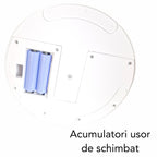 Ventilator Telescopic Portabil și Pliabil, Putere 4.8W, 3 Trepte de Viteză, Autonomie Sporită cu Acumulator de 3000 mAh, Încărcare USB