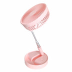 Ventilator Telescopic Portabil și Pliabil, Putere 4.8W, 3 Trepte de Viteză, Autonomie Sporită cu Acumulator de 3000 mAh, Încărcare USB