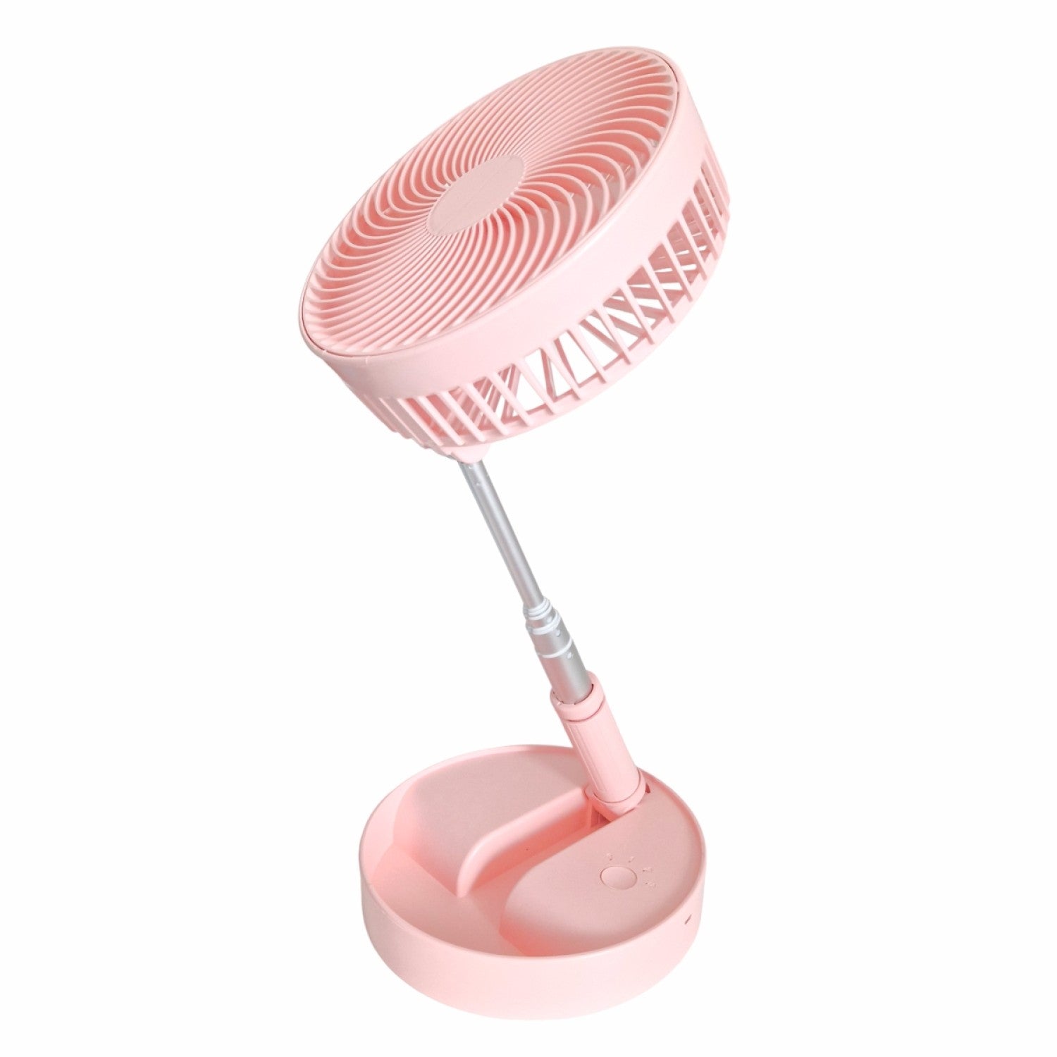Ventilator Telescopic Portabil și Pliabil, Putere 4.8W, 3 Trepte de Viteză, Autonomie Sporită cu Acumulator de 3000 mAh, Încărcare USB