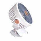 Mini Ventilator Portabil USB cu Clema (Clips), 3 Viteze, Rotire 360°, alimentare USB