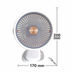Mini Ventilator Portabil USB cu Clema (Clips), 3 Viteze, Rotire 360°, alimentare USB