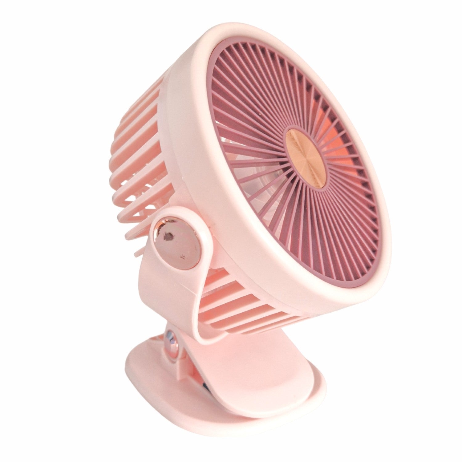 Mini Ventilator Portabil USB cu Clema (Clips), 3 Viteze, Rotire 360°, alimentare USB