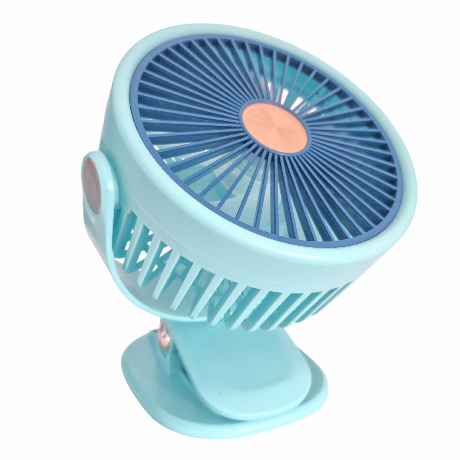 Mini Ventilator Portabil USB cu Clema (Clips), 3 Viteze, Rotire 360°, alimentare USB